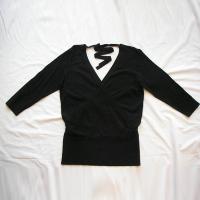 LADIES CROSSOVER SWEATER