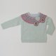7G L/S Raglan Crew Neck Pullover with Float Jacquard Yoke, WSG06080