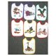 Pack of 7 Bibs, 037
