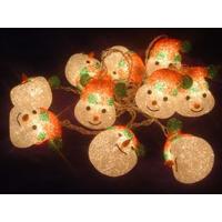 Plastic Grain Snowman String Light