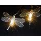 Silver Mesh Dragonfly String Light