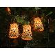 Round Bamboo Lantern String Light, 07-C092