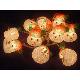 Plastic Grain Snowman String Light