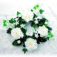 30CM GARDENIA & STEPHANOTIS WREATH.