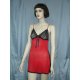 Ladies 90% Nylon 10% Spandex Knitted Printed Slip + Thong, 724