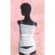 Ladies 82% nylon 18% spandex lace cami set, 1666