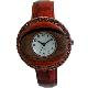 WOOD BANGLE WATCHES WITH STONES, QL4219