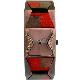 WOOD BANGLE WATCHES WITH STONES, QL4320 B2