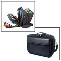 Triple compartment computer case