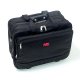 Wheeled portfolio with computer pouch, 8000-01