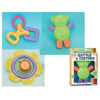 RATTLE & TEETHER 3-ASSTD