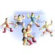 Super Muscle Wrestlers (with paintings)