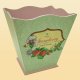 Sell Wooden Waste Bin W/wave Edge