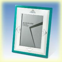Metal Wooden Frame - Blue Color