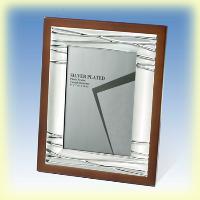 Metal Wooden Frame - Brown Color