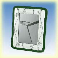 Metal Wooden Frame - Dark Green Color
