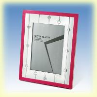 Metal Wooden Frame - Pink Color