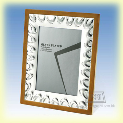 Metal Wooden Frame - Antique Pine Color