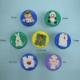 Round Night Light with Raised Character