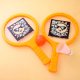 GAMES - 30cm long Paddles w/ ball