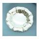 Dish, Silver Plated Polygonal Tray with Ball Footings