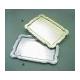 Rectangular Tray, Wavy edge with  inchesX inches Design