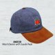 Wash Denim w/ Suede Peak