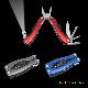 Multi-tools With Anodized Aluminium Handle & Flashlight, #8210