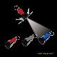 Multi Function Key Chain Tools With Led Torch, #6156