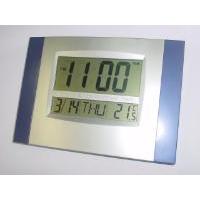 LCD Temperature Wall Clock
