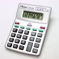 Desk Top Calculator with Money Detector