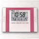 LCD Temperature Wall Clock