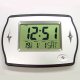 LCD Temperature Wall Clock
