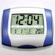 LCD Temperature Wall Clock