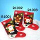 Christmas Stocking & Stuff Dolls, R1001 
R1002 
R1003