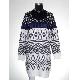 Thick Gauge Jacquard Long Dress, E-D-17
