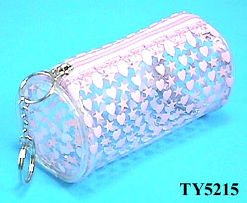 PATTERN PRINTED TRANSPARENT PVC
COSMETIC BAG
