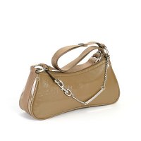 Khaki PU Bag with a Bar-Belt Accessories