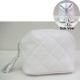 Quilted cosmetic bag