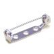 BROOCH PIN WITH THREE HOLE