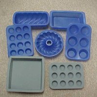 Plastic Silicone Bakewares