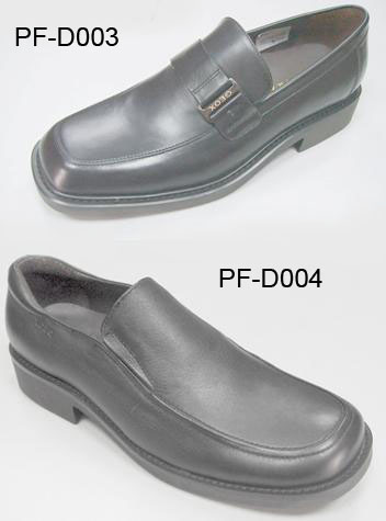 Leather Upper Leather Lining Rubber Sole Slip-on Men Dress Shoes