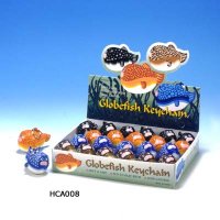 PVC Soft Globefish Keychains