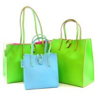 Contrast backing Tote Large, Medium, Small