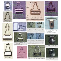 Suspender Adjuster, Suspender Clips, Snap Clips