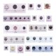 4 & 2 Holes Alloy Button