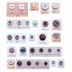 4 & 2 Holes Alloy Button