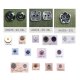 4 & 2 Holes Alloy Button
