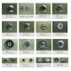 4 & 2 Holes Alloy Button