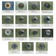 4 & 2 Holes Alloy Button
